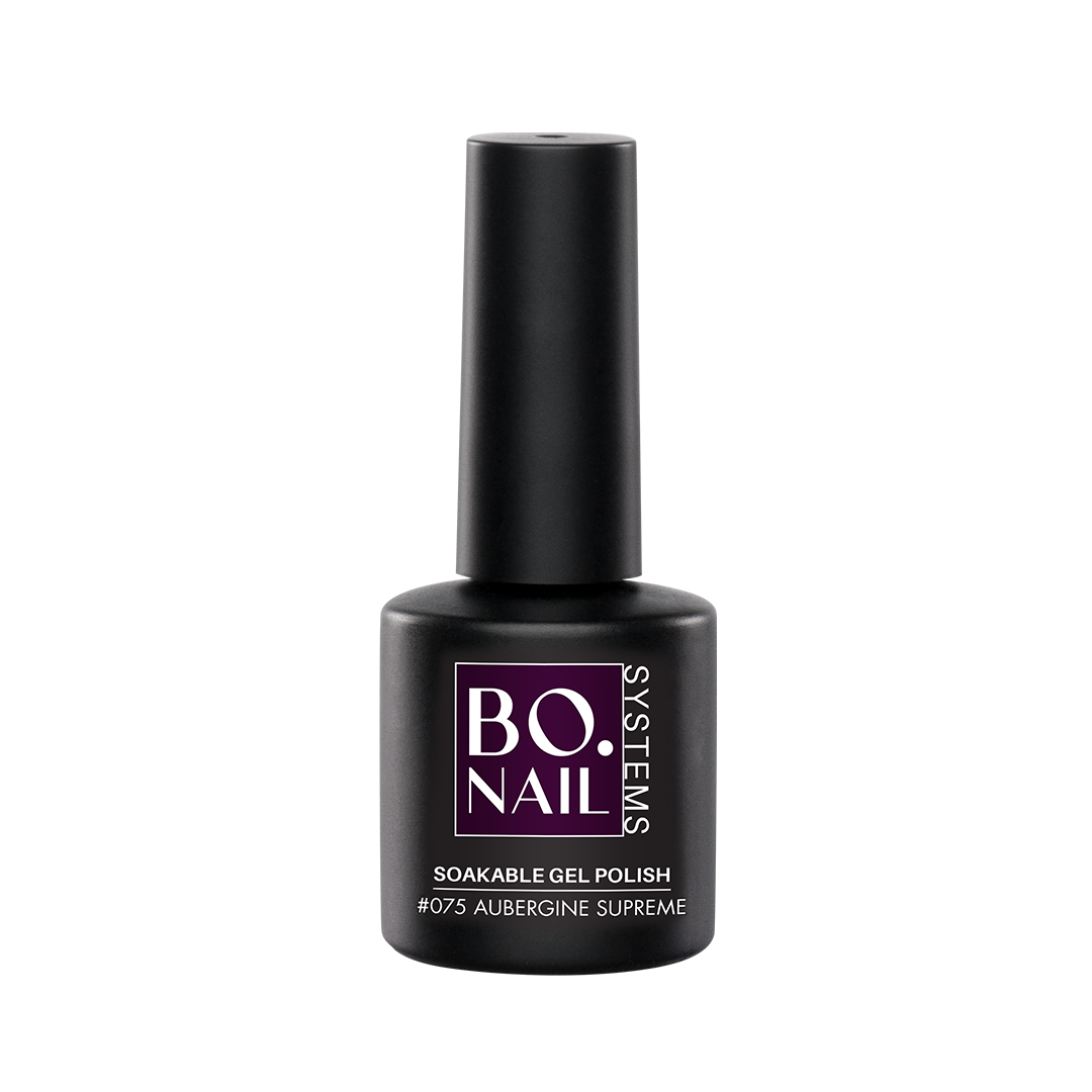 BO. Soakable Gel Polish #075 Aubergine Supreme 7ml - Bottle