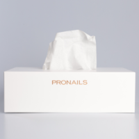 ProNails Wooden Tissue Box Cover White - Afbeelding 2