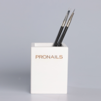 ProNails Wooden Brush Box White - Afbeelding 2