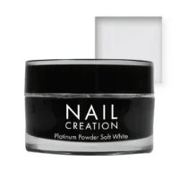NailCreation Platinum Powder - Soft White - Afbeelding 3