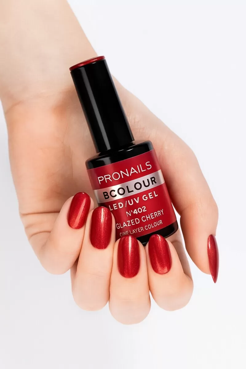 *Pronails BColour 402 Glazed Cherry 10ml - Afbeelding 2
